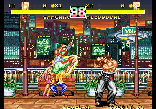 Samchay using Ti Kaukoun against a standing Mizoguchi.